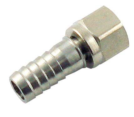 Flare Fitting - 3/8 inch barb (swivel stem) for 1/4 nut – Bitter & Esters